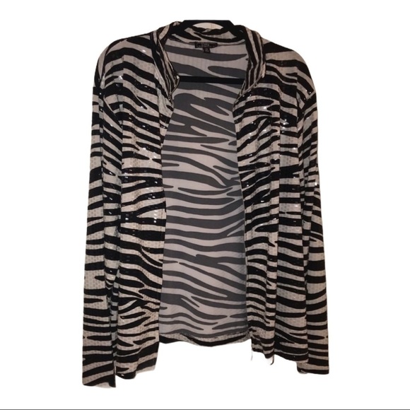 *Lisa International Zebra print jacket - Picture 2 of 10